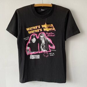 Vintage 1991 Waynes World SNL Movie tee